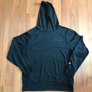 Champion Men’s Lightweight Black Hoodie Size Medium